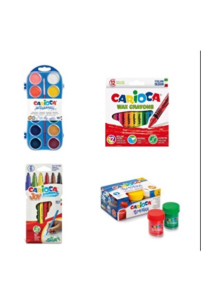 CARIOCA Öğrenci Boyama Seti 4'lü