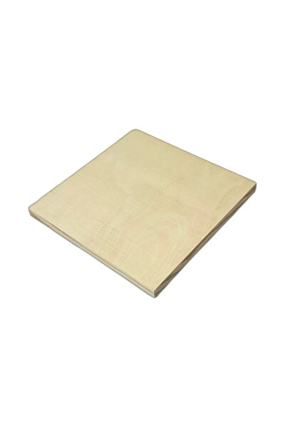 Germag Placă de lemn 30x30 cm, ideală pentru pictură și proiecte DIY, suprafață gata de decorat