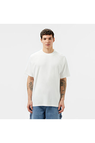 Lacoste Erkek Oversize Fit Bisiklet Yaka Beyaz T-Shirt
