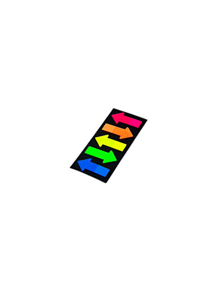 Germag Set de 5 semne adezive cu săgeți neon, ideale pentru organizare