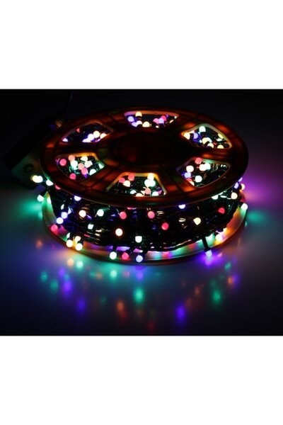 Menton Multicolor Christmas String Lights Roll, Linear 50.5m, 500 LEDs (Model...