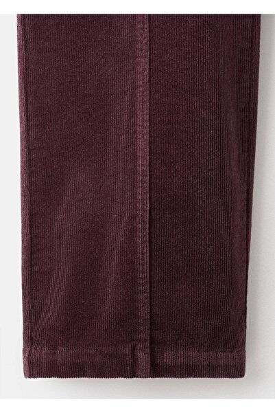 MANGO Kids Straight fit kadife pantolon