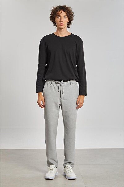 BARRELS AND OIL Zippered Jogger Pants - Gray