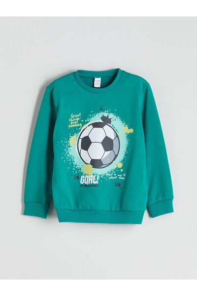 LC Waikiki Sparkling Selections from Shining Store |   Crew Neck Printed Boys' Sweatshirt and Sweatpants…