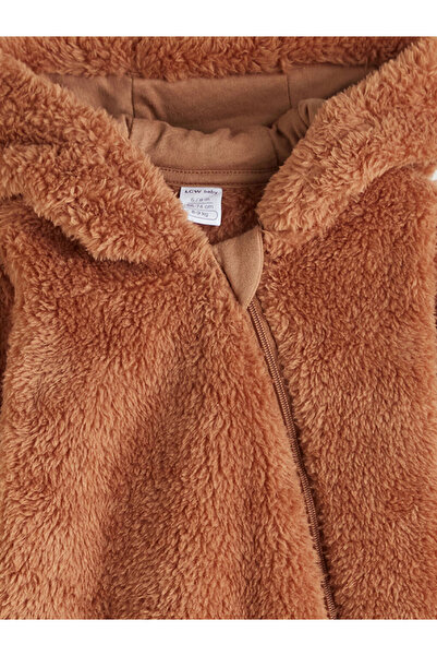 LC Waikiki Create Your Style from Uzg Store |   Hooded Baby Boy Plush Jumpsuit