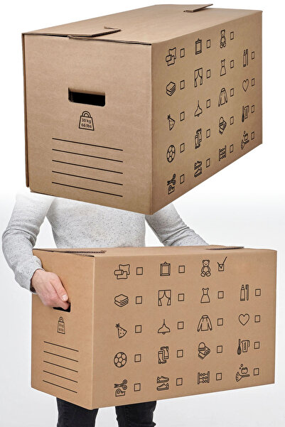 teknotrust 80LT depolama kutusu, kiler ve garaj için, 64x34x40cm, 30kg taşıma kapasitesi