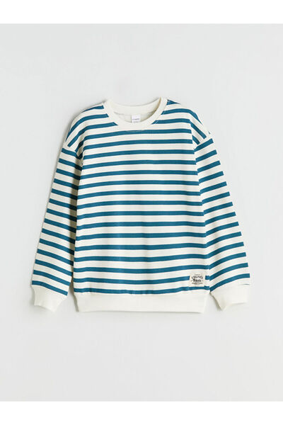 LC Waikiki Sparkling Choices from Shining Store | Crew Neck Striped Boys' Sweatshirt and Sweatpants…