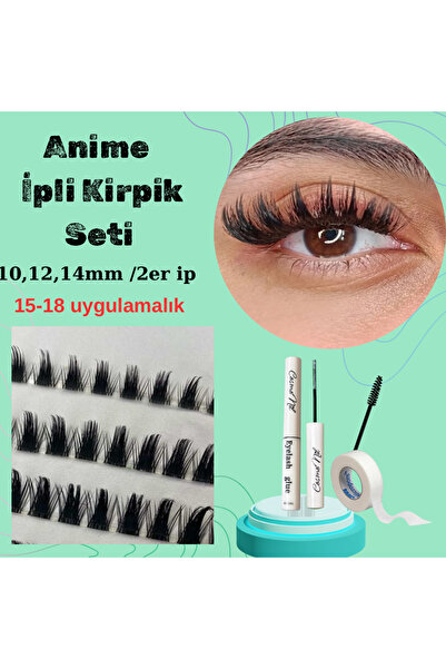5D Kirpik Anime kirpik ; Kylie kirpik ipli kirpik ekspres ipli kirpik seti