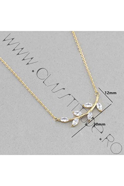 KESNUP 24k Gold Plated Stainless Steel Necklace with Swarovski Stones