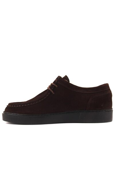 SailLakers - Brown Suede Lace-Up Men's Casual Shoes 101-1005-He1065