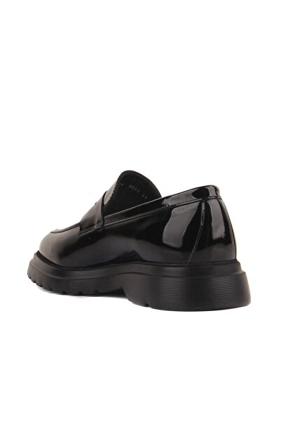 SailLakers - Black Patent Leather Men's Shoes 101-9069-H1085