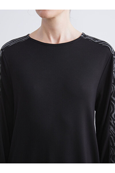 LC Waikiki Sparkling Choices from Shining Store | Plus Size Crew Neck Patterned Dress