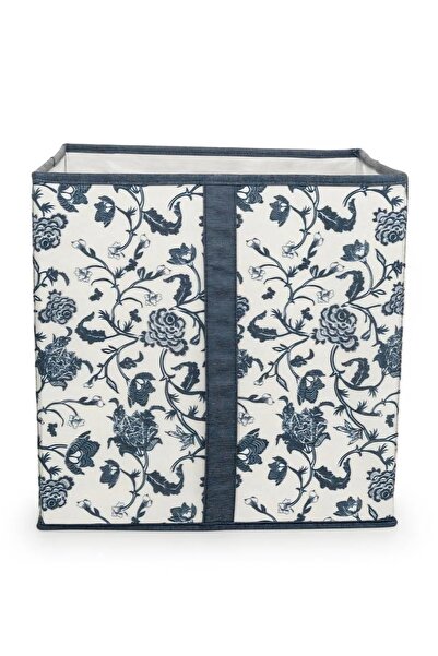 teknotrust Çiçek Desenli Kapaksız Organizatör Kutu, şık ve kullanışlı depolama çözümü