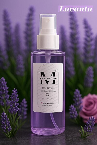 ALEYKA Maykohome Doğal İçerikli ve Kalıcı Lavanta Kokulu 80* 150 ml Sprey Kol...