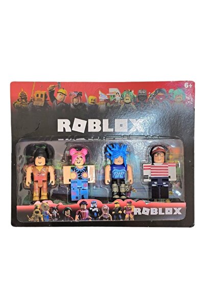 MASHASHOP Set 4 Figurine, type Roblox, blue/multicolor, 7.5 cm