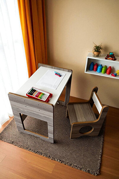 ALİSYUM Montessori Çocuk Oyun & Aktivite & Ayarlanabilir Yükseklikli Çalışma ...