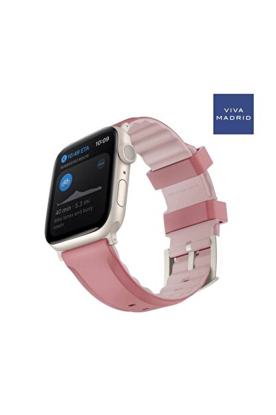 Viva Madrid فينتركس سبورتس - سوار لساعة ابل مقاس 42/44/45mm من فيفا مدريد - وردي