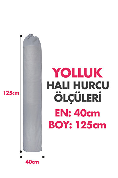 teknotrust Gri Renkli 2'li Yolluk Halı Hurcu ve Organizer Takımı