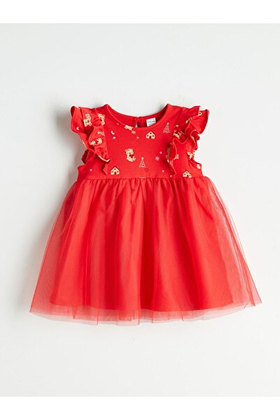 LC Waikiki Lcw Baby Crew Neck Baby Girl Tutu Dress
