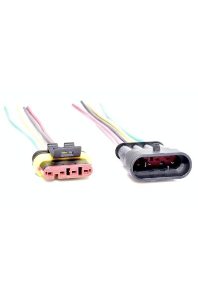 Bibilel 4-Wire Auto Connectors, Waterproof, 4 Pins, 13 cm, Black