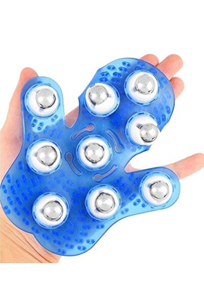 Özasya AVM Bilyeli Tüm Vücüt Yüz Sırt Kafa Masaj Aleti Cihazı Eldiveni