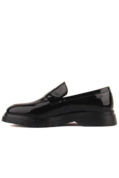 SailLakers - Black Patent Leather Men's Shoes 101-9069-H1085