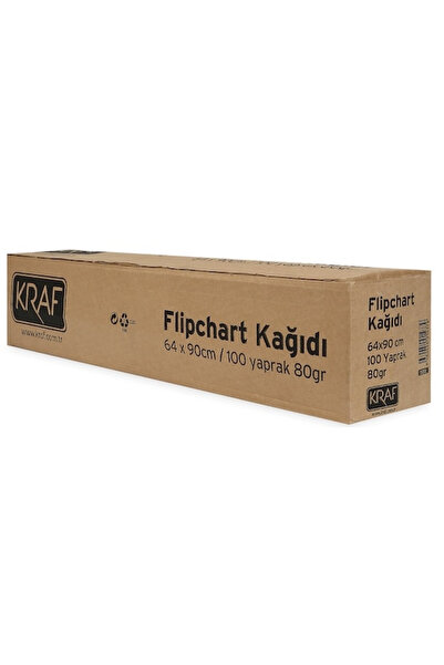 KRAF Flipchart Paper Roll 64X90Cm 100 Yp 702g