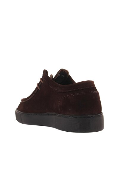 SailLakers - Brown Suede Lace-Up Men's Casual Shoes 101-1005-He1065