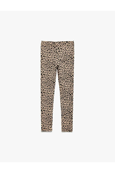 Koton Leopard Patterned Girls' Tights 6Wkg40089Ak