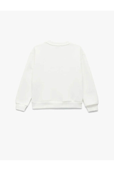 Koton Φούτερ για κορίτσια με στάμπα αρκουδάκι 6Wkg10065Ak