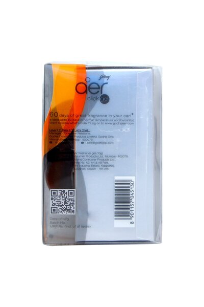 AER Twist Gel Car Fragrance Musk – Long-Lasting Car Air Freshener 10 g