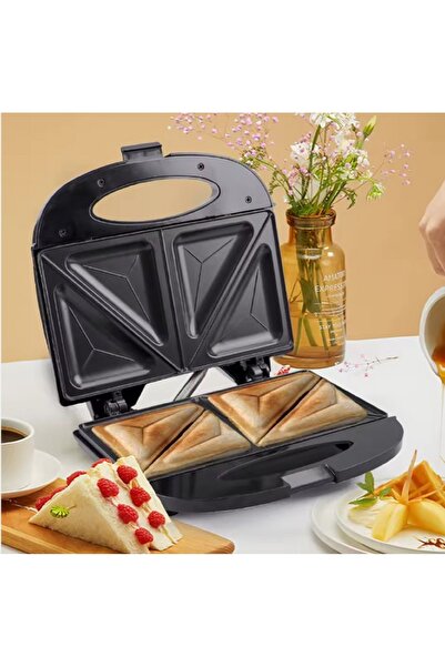 Generic Sandwich Maker Non Stick Stainless Steel Cake Pan with Double-Sided Mold Electric