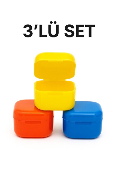 BAFA DENTAL Diş Protezi & Şeffaf Plak Kutusu – Hijyenik Taşıma Kabı (BASKILI BASKISIZ)