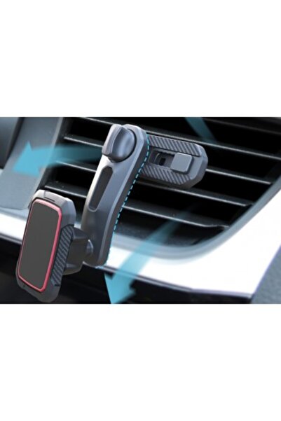 Mega Drive Magnetic car phone holder with ventilation grille attachment and adjustable arm