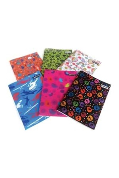 Genel Markalar MYNOTE TEXT UP DEFTER A4 100 YP KARELI UC6014-K Karışık Desen