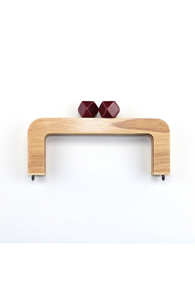 ELİSA Ahşap Çanta Bursu Akrilik Boncuklu