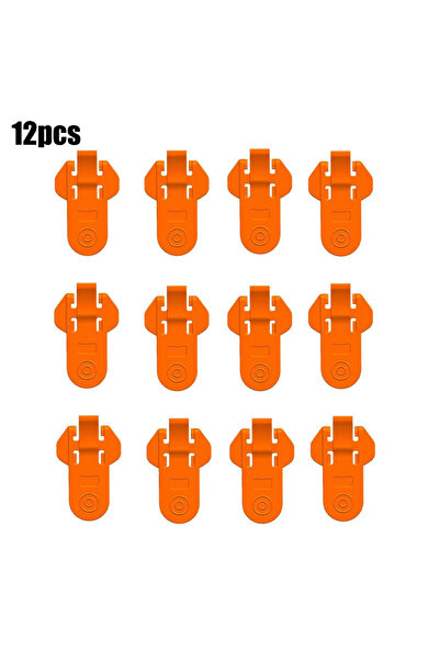 Choice برتقالي 12 قطعة فتاحة زجاجات بسيطة محمولة قابلة لإعادة الاستخدام فتاحة علب سهلة لا تسبب ضررًا لليدين زجاجة مشروبات