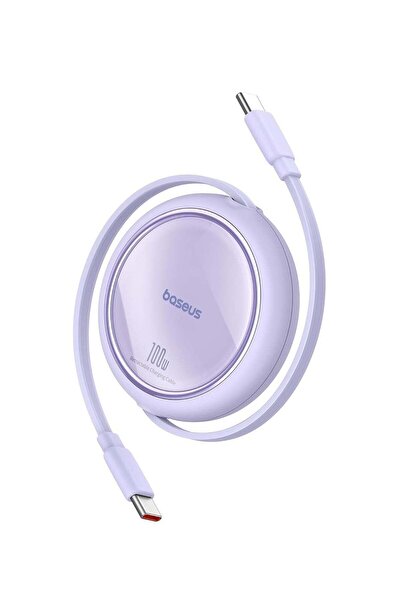 Baseus كابل شحن USB C Mini قابل للسحب بقوة 100 وات