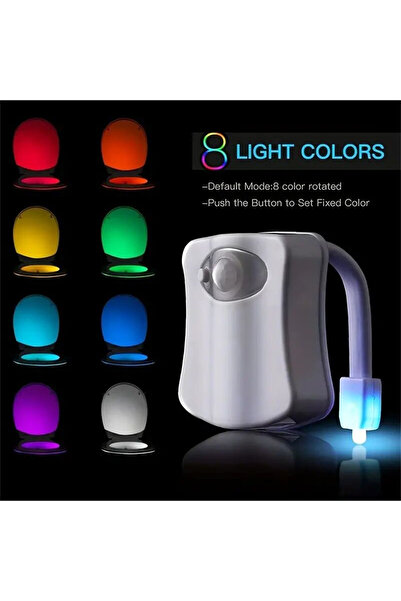 Choice 8 ألوان ضوء استشعار الحركة اللاسلكية LED ضوء الليل RGB 8/16 لون مصباح ...