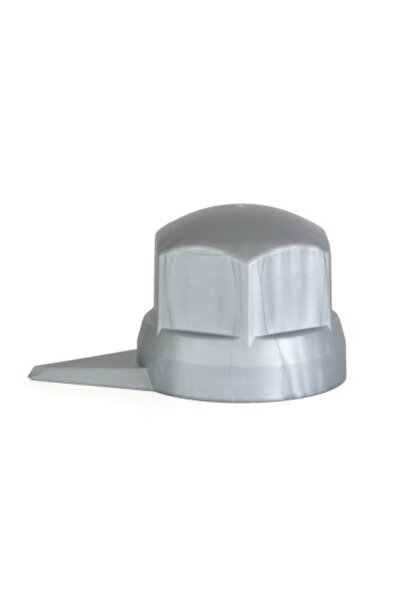 Mega Drive Set of 10 Plastic Wheel Hub Caps with Indicator 33 mm Gray 41 Mm