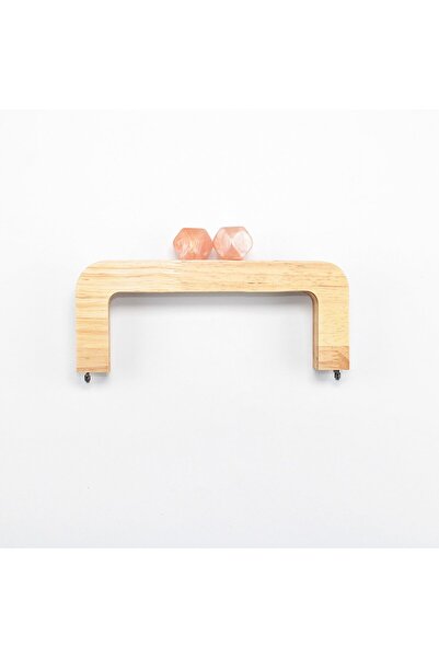 ELİSA Ahşap Çanta Bursu Akrilik Boncuklu