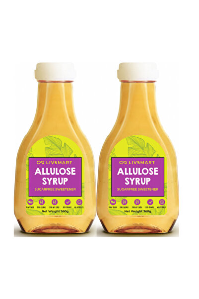 LIVSMART Organic Allulose Sweetener Syrup 360g Pack of 2