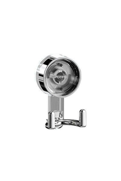 Choice Grey-Double Hook Bathroom Wall Hooks Suction Cup Vacuum Punch-free Doo...