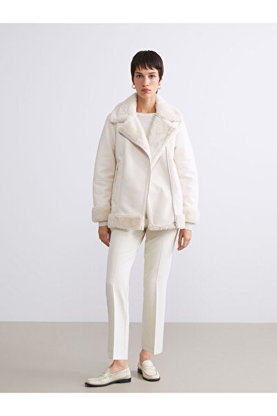 LC Waikiki Good Quality Parts from Celebi Store |   Biker Collar Women's Leather-Look Coat