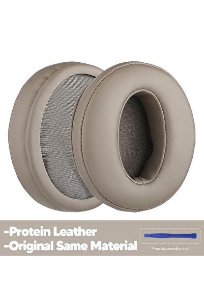 Choice وسادات أذن رغوية بديلة من الجلد الذهبي لسماعات الرأس Sennheiser Cushio...