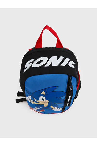 LC Waikiki Blue Printed Boy's Backpack