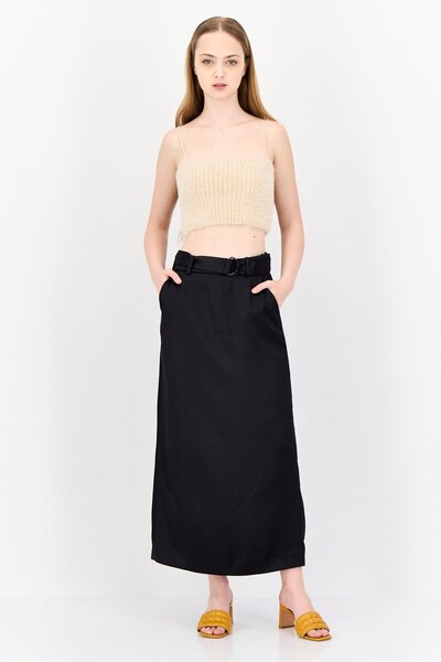 DeFacto Women Square Neck Textured Sleeveless Tank Top, Beige