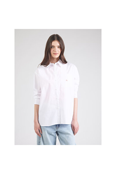 Calvin Klein Ck Lv047c143g Poplın Relaxed Kadın Gömlek
