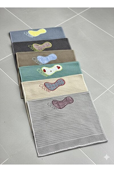 FAMİLYA TEKSTİL 100% Cotton Weighted Towel Bath Mat High Absorbency