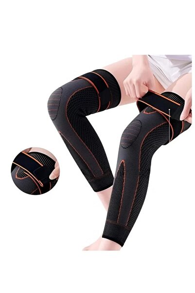 Generic دعامة ركبة مرنة بتصميم مريح مع أشرطة تثبيت، تدعم المفاصل وتخفف الألم ...